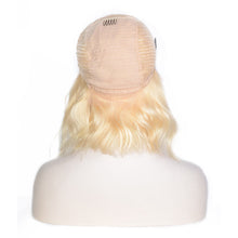 Load image into Gallery viewer, Human Hair 13x4 Lace Front 613 Blonde Body Wave Bob Wig

