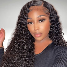 Load image into Gallery viewer, Human Hair 4x4 Lace Closure Deep Curly Wig
