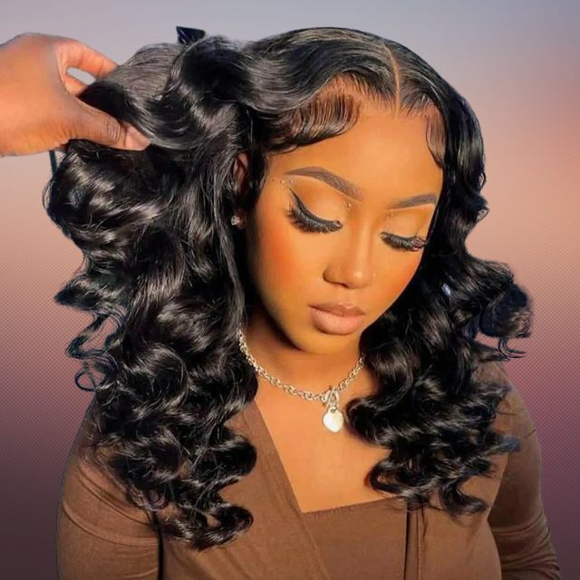 Human Hair 13x6 Lace Front Loose Wave Wig