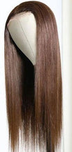 Load image into Gallery viewer, Human Hair 13x4 Full Lace Front Chestnut Brown Straight Wig
