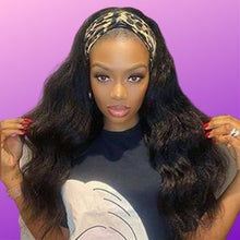 Load image into Gallery viewer, Human Hair Headband Body Wave Wig
