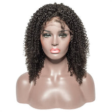 Load image into Gallery viewer, Human Hair 13x4 Lace Front Kinky Curly Bob Wig
