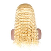 Load image into Gallery viewer, Human Hair 13x4 Lace Front 613 Blonde Deep Wave Wig

