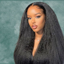Load image into Gallery viewer, Human Hair 13x4 Lace Front Kinky Straight Wig
