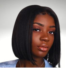 Load image into Gallery viewer, Human Hair 13x4 Lace Front Straight Bob Wig
