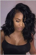 Load image into Gallery viewer, Human Hair 13x4 Lace Front Natural Wave Bob Wig
